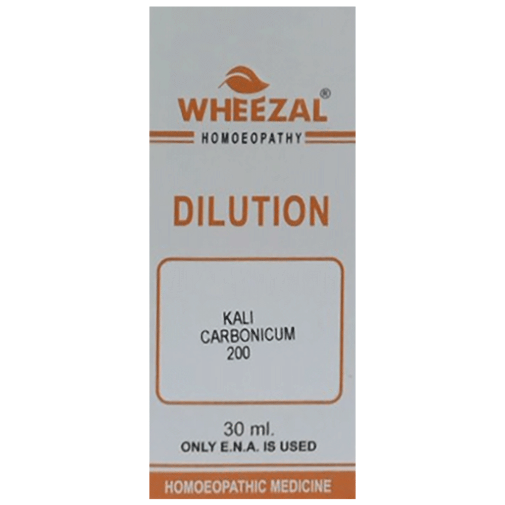 Wheezal Kali Carbonicum Dilution 200 Wheezal Kali Carbonicum Dilution 200