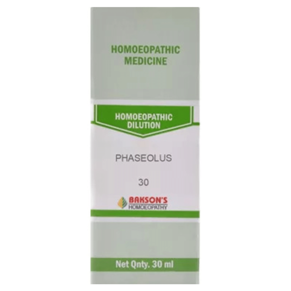 Bakson's Homeopathy Phaseolus Dilution 30 Bakson's Homeopathy Phaseolus Dilution 30