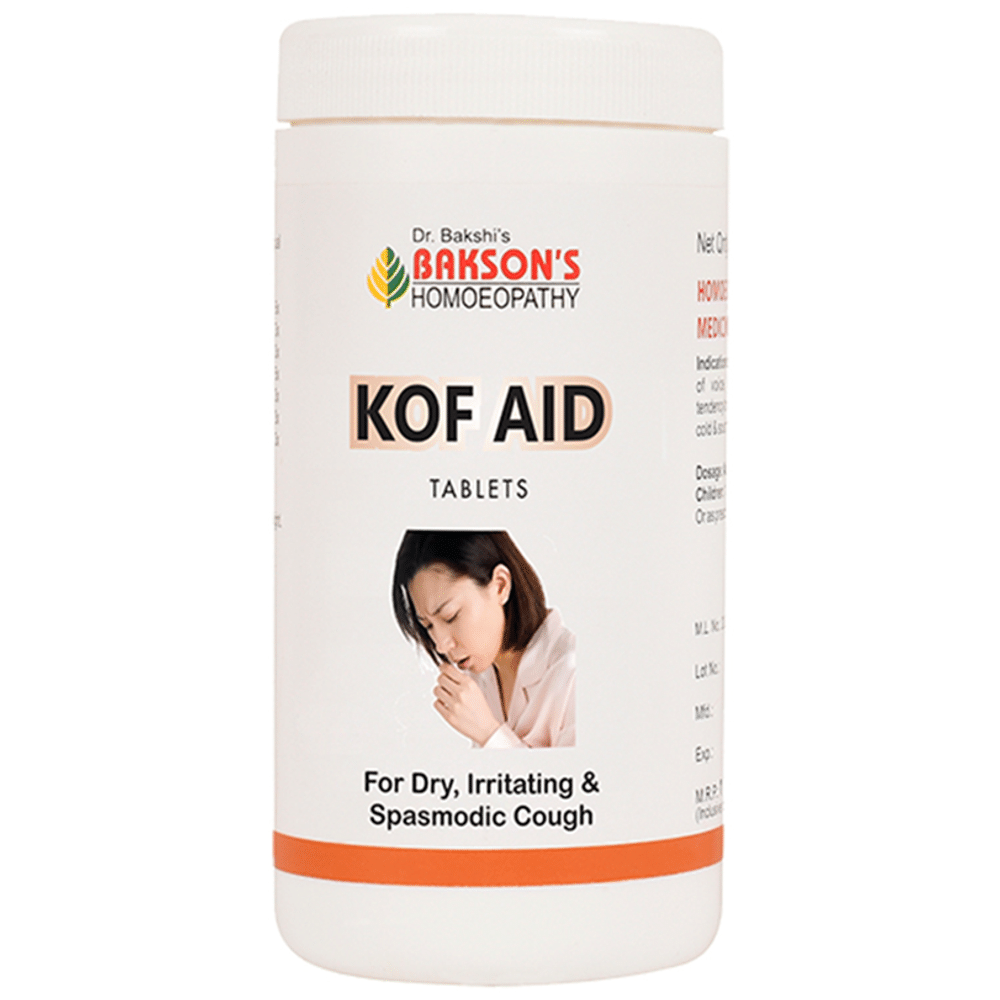 Bakson's Homeopathy Kof Aid Tablet Bakson's Homeopathy Kof Aid Tablet