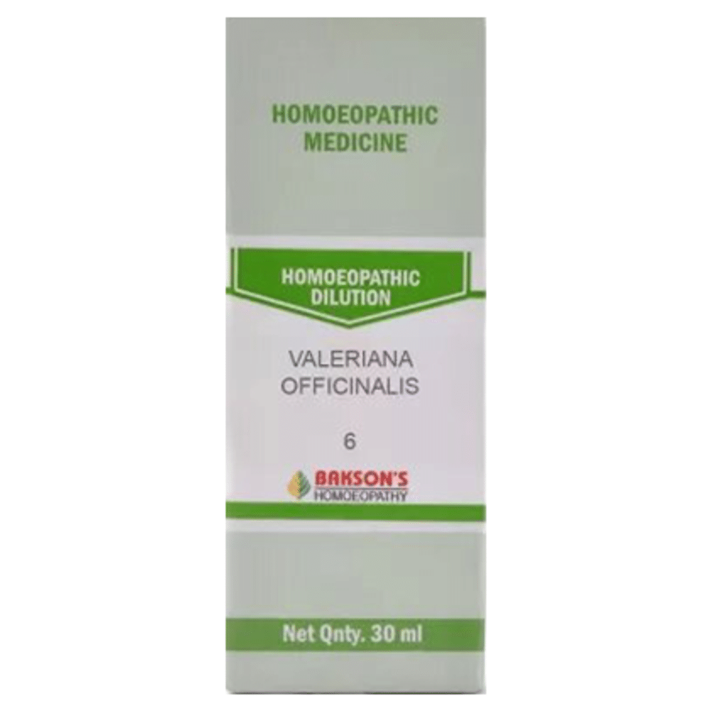 Bakson's Homeopathy Valeriana Officinalis Dilution 6 Bakson's Homeopathy Valeriana Officinalis Dilution 6