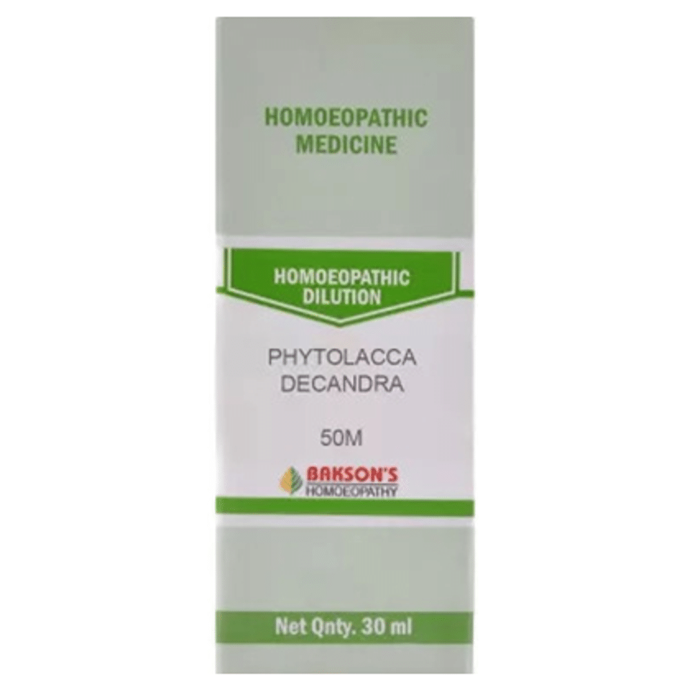 Bakson's Homeopathy Phytolacca Decandra Dilution 50M Bakson's Homeopathy Phytolacca Decandra Dilution 50M