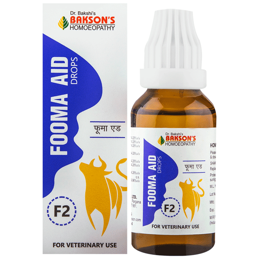 Bakson's Homeopathy Fooma Aid F2 Drop