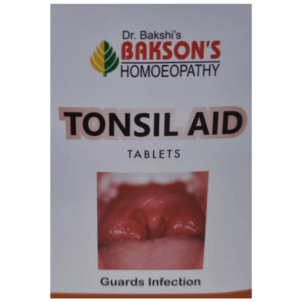 Bakson's Homeopathy Tonsil Aid Tablet Bakson's Homeopathy Tonsil Aid Tablet