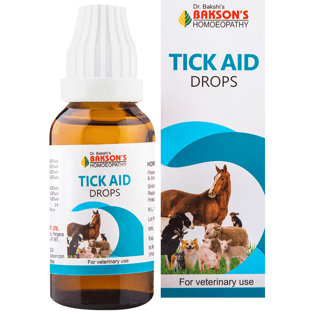 Bakson's Homeopathy Tick Aid Drop Bakson's Homeopathy Tick Aid Drop