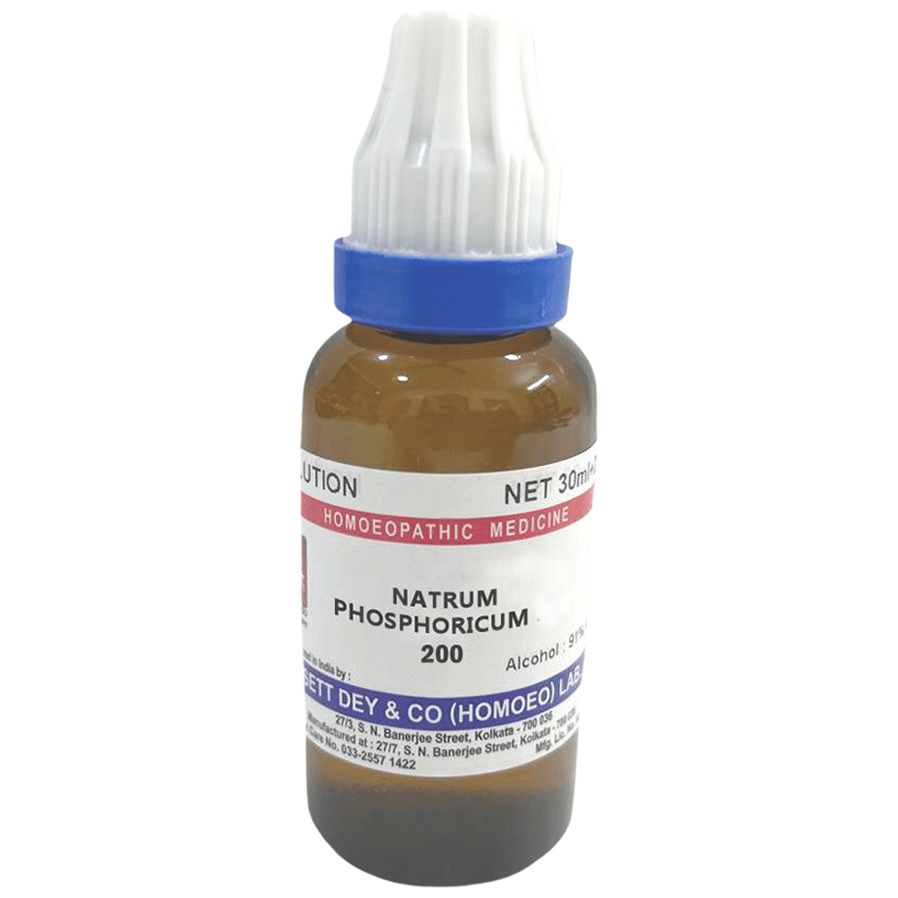 Sett Dey Natrum Phosphoricum Dilution 200 Sett Dey Natrum Phosphoricum Dilution 200