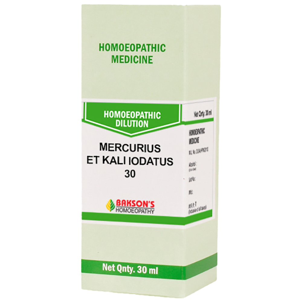 Bakson's Homeopathy Mercurius Et Kali Iodatus Dilution 30