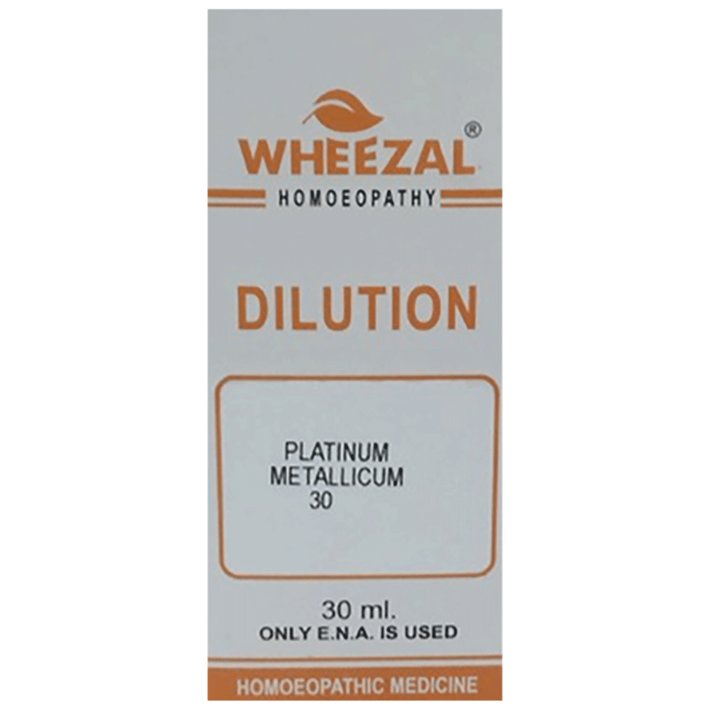Wheezal Platinum Metallicum Dilution 30 Wheezal Platinum Metallicum Dilution 30