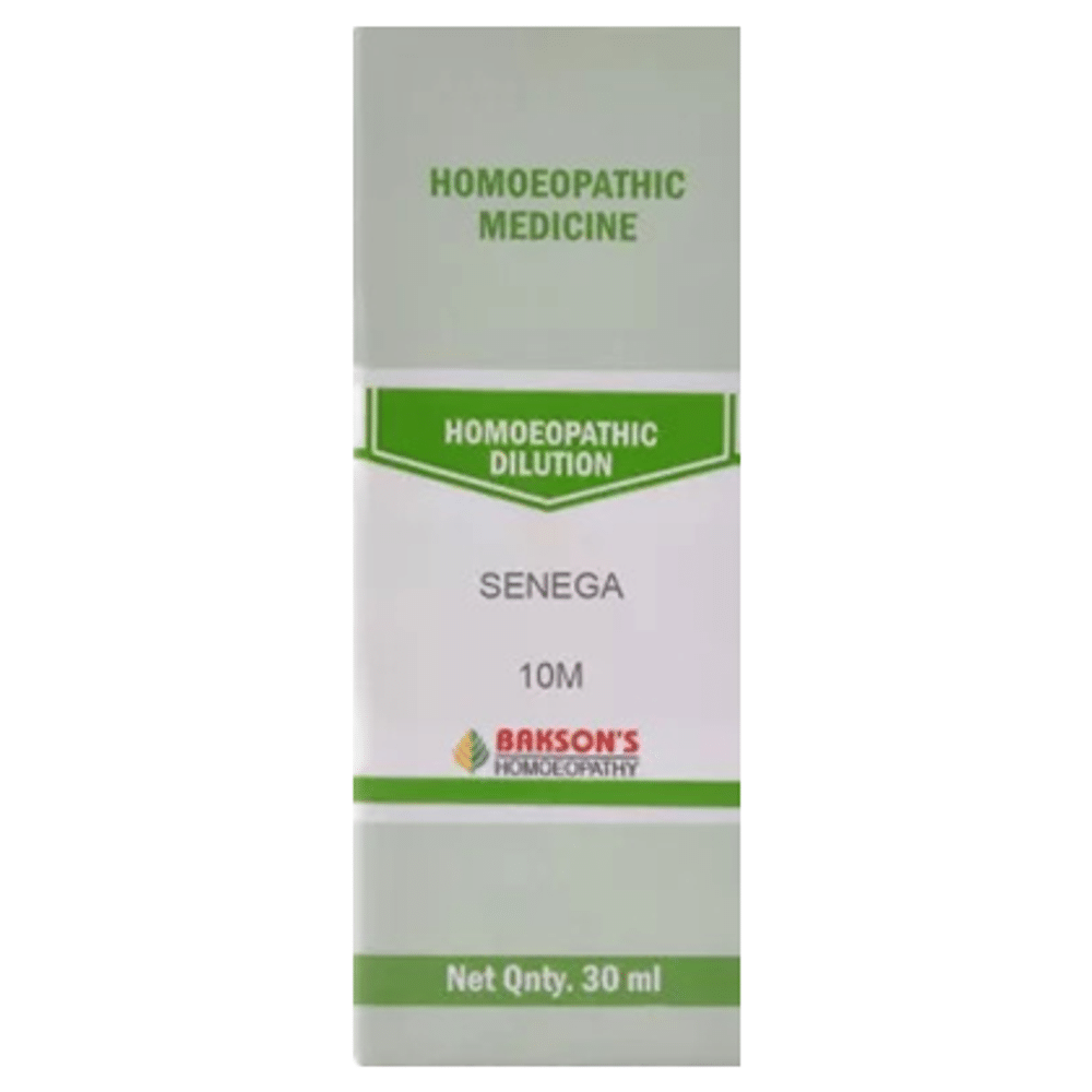Bakson's Homeopathy Senega Dilution 10M Bakson's Homeopathy Senega Dilution 10M