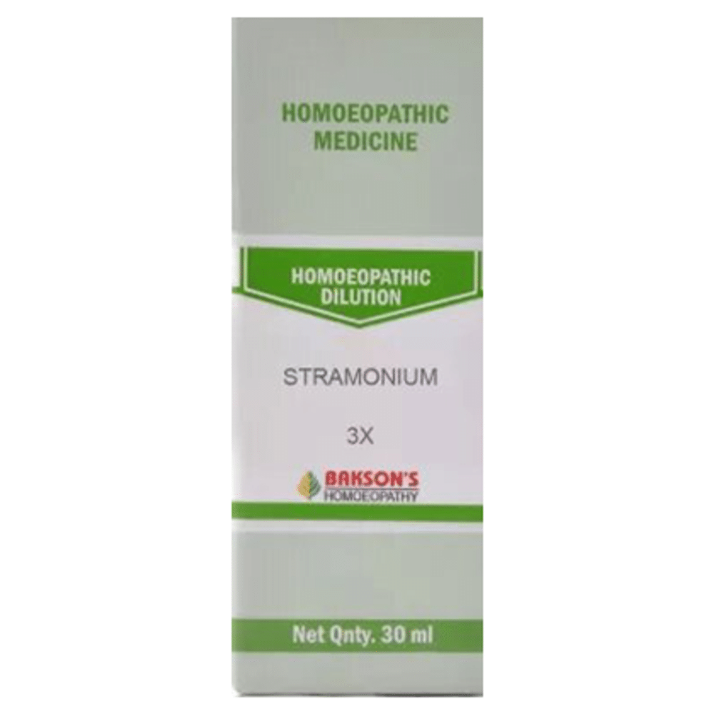 Bakson's Homeopathy Stramonium Dilution 3X Bakson's Homeopathy Stramonium Dilution 3X