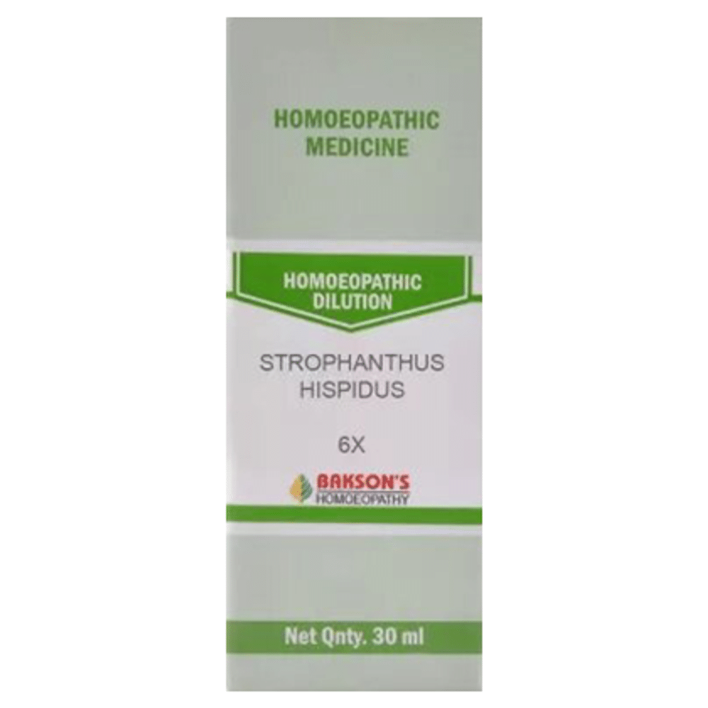 Bakson's Homeopathy Strophanthus Hispidus Dilution 6X Bakson's Homeopathy Strophanthus Hispidus Dilution 6X
