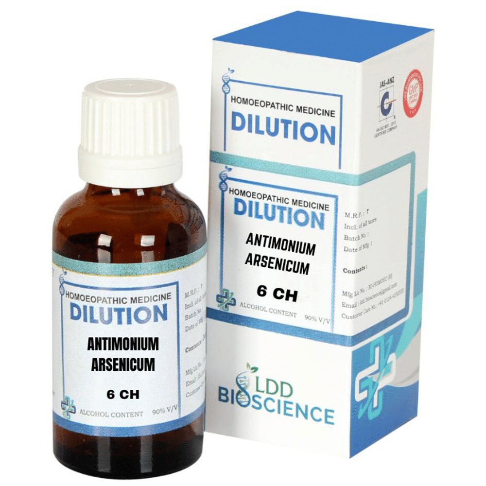 LDD Bioscience Antimonium Arsenicum Dilution 6 CH LDD Bioscience Antimonium Arsenicum Dilution 6 CH