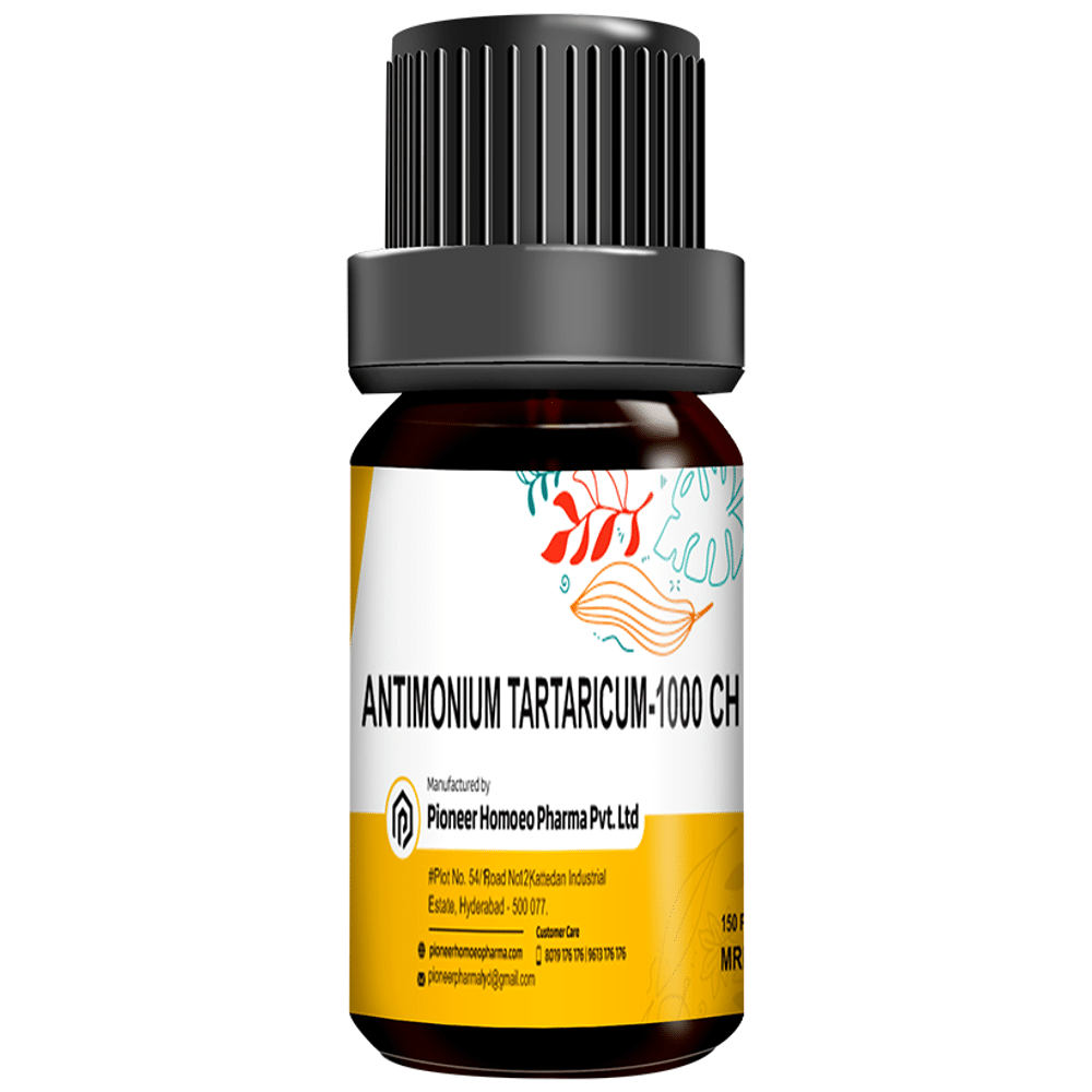 Pioneer Pharma Antimoniu Tartaricum Globules Pellets Multidose Pills 1000 CH Pioneer Pharma Antimoniu Tartaricum Globules Pellets Multidose Pills 1000 CH