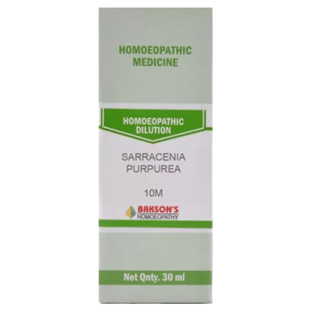 Bakson's Homeopathy Sarracenia Purpurea Dilution 10M Bakson's Homeopathy Sarracenia Purpurea Dilution 10M