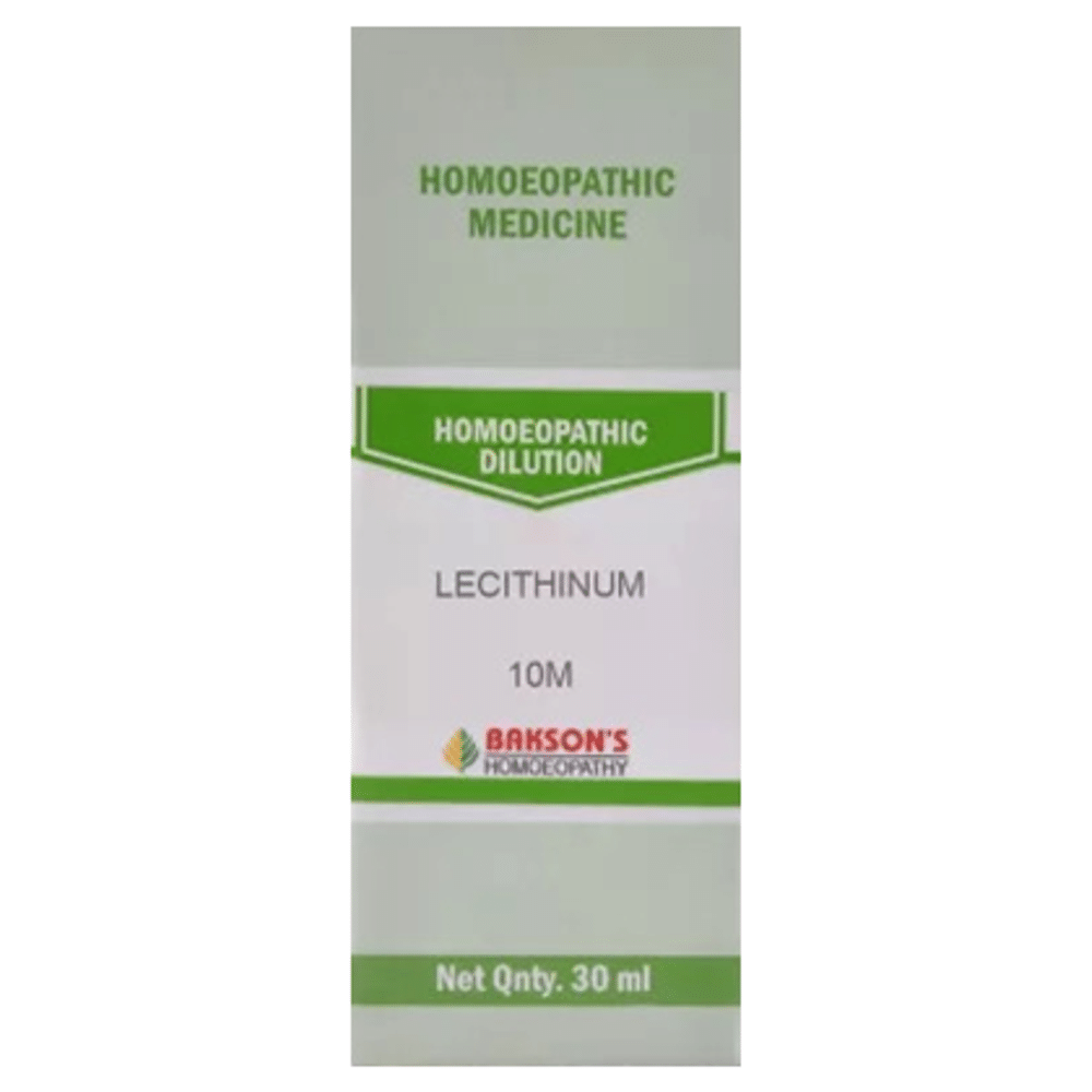 Bakson's Homeopathy Lecithinum Dilution 10M Bakson's Homeopathy Lecithinum Dilution 10M