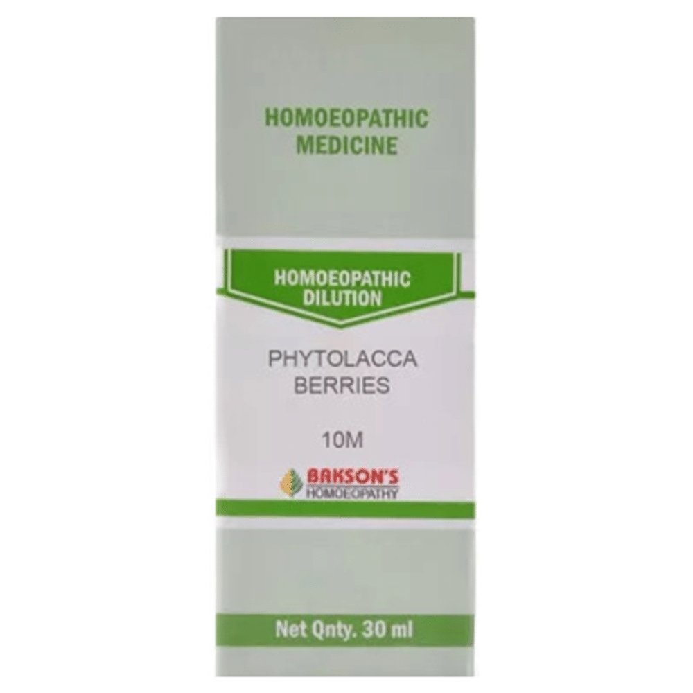 Bakson's Homeopathy Phytolacca Berries Dilution 10M Bakson's Homeopathy Phytolacca Berries Dilution 10M