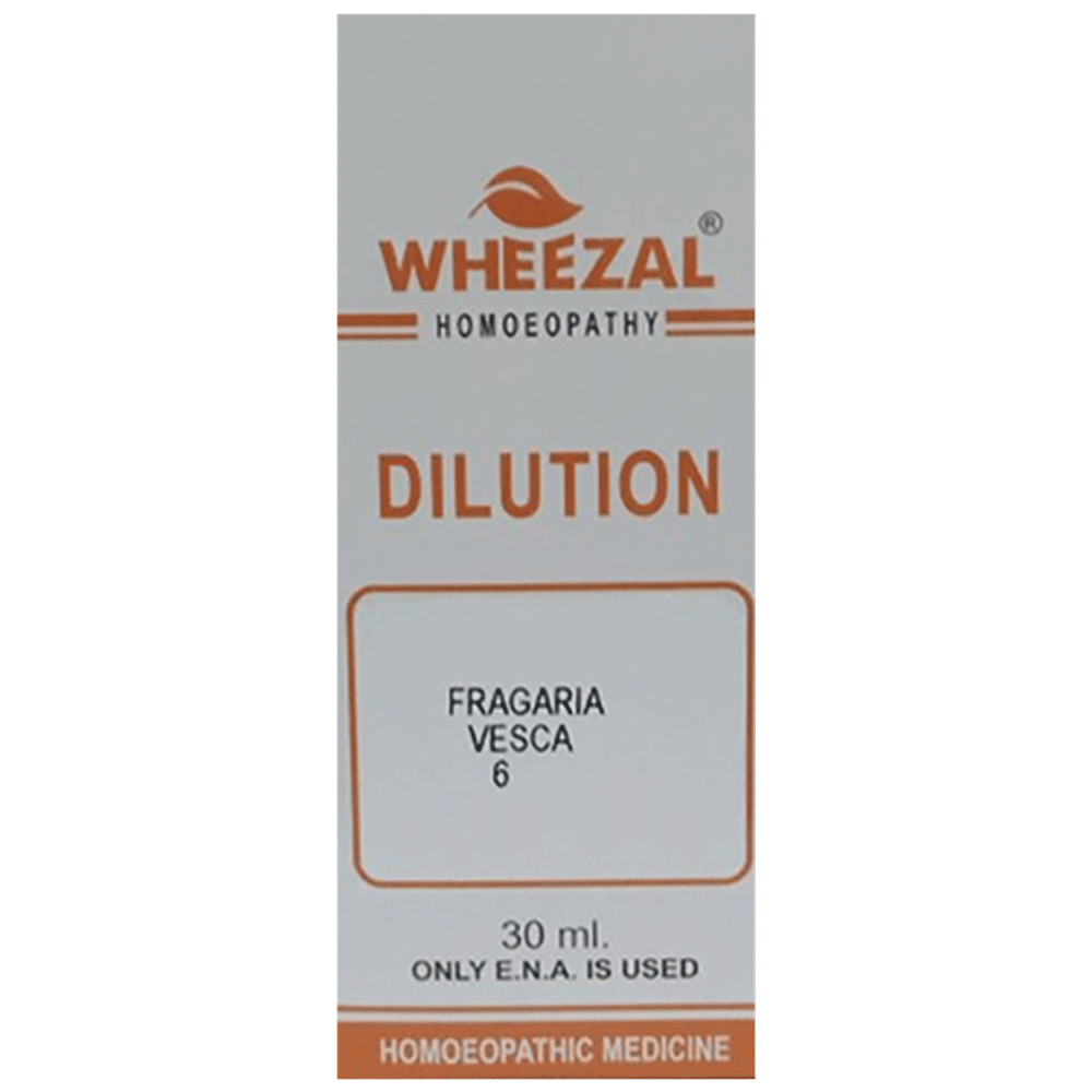 Wheezal Fragaria Vesca Dilution 6 Wheezal Fragaria Vesca Dilution 6