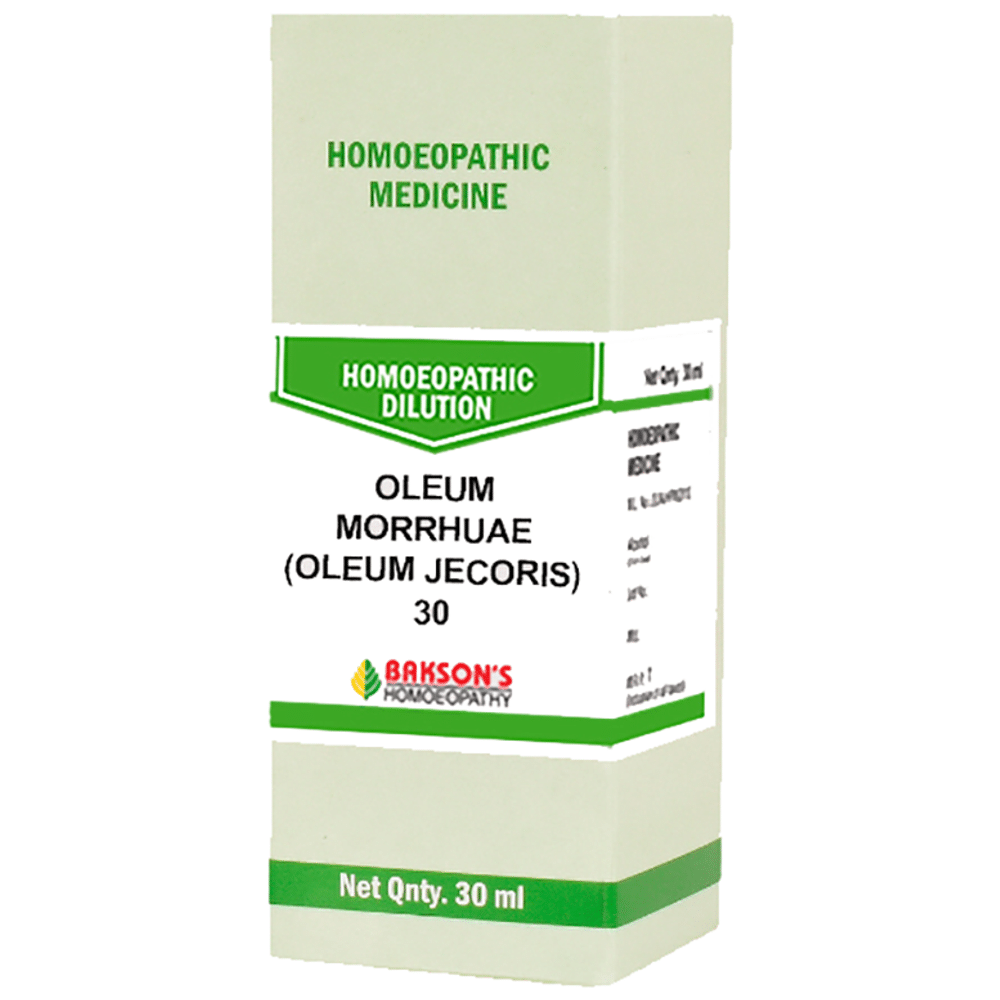 Bakson's Homeopathy Oleum Morrhuae (Oleum Jecoris) Dilution 30