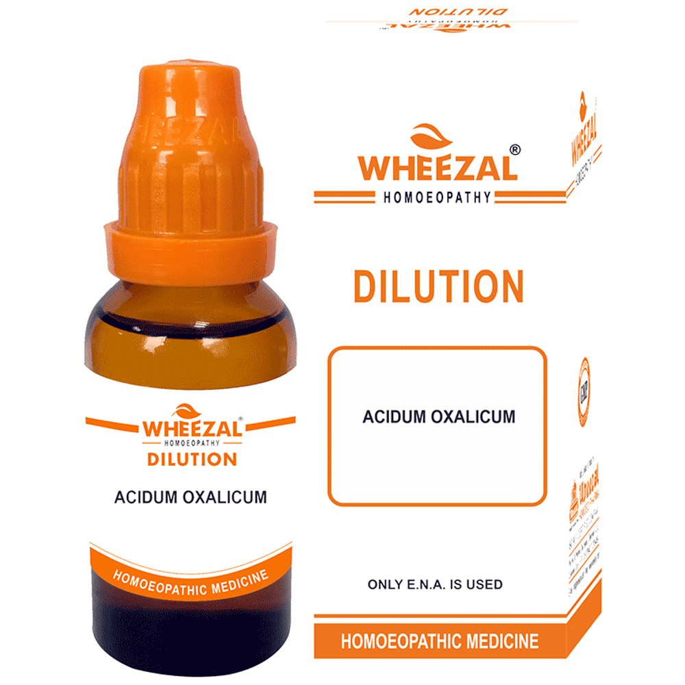 Wheezal Acidum Oxalicum Dilution 10M Wheezal Acidum Oxalicum Dilution 10M