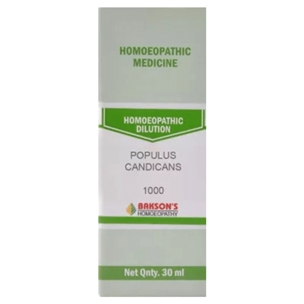 Bakson's Homeopathy Populus Candicans Dilution 1000 CH