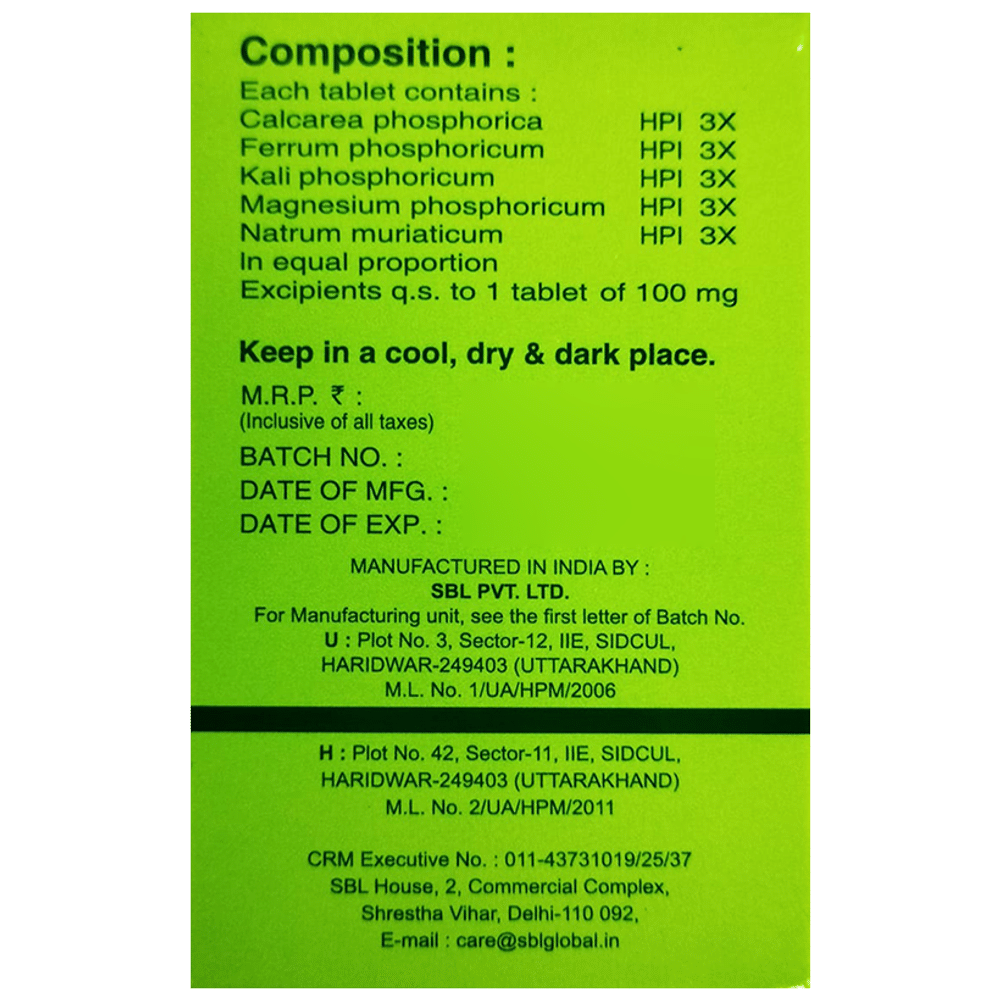 SBL Bio-Combination 16 Tablet