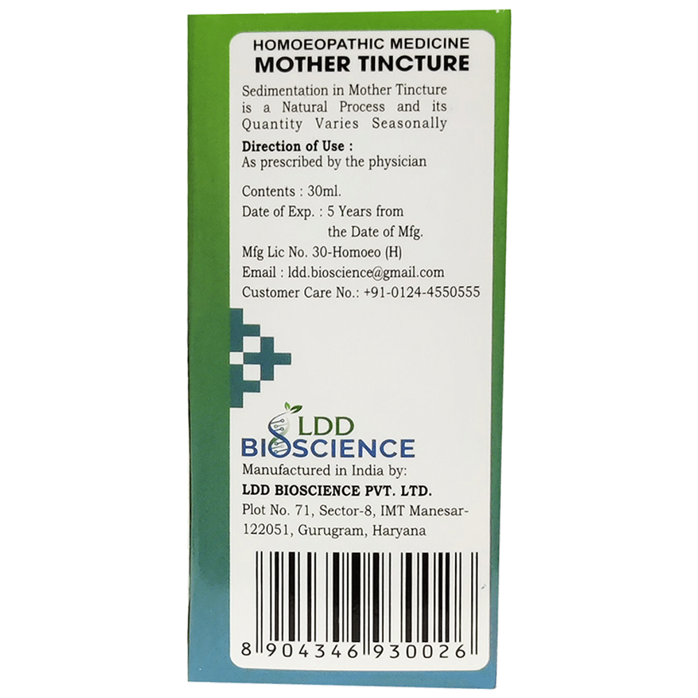 LDD Bioscience Justicia Adhatoda Mother Tincture Q LDD Bioscience Justicia Adhatoda Mother Tincture Q