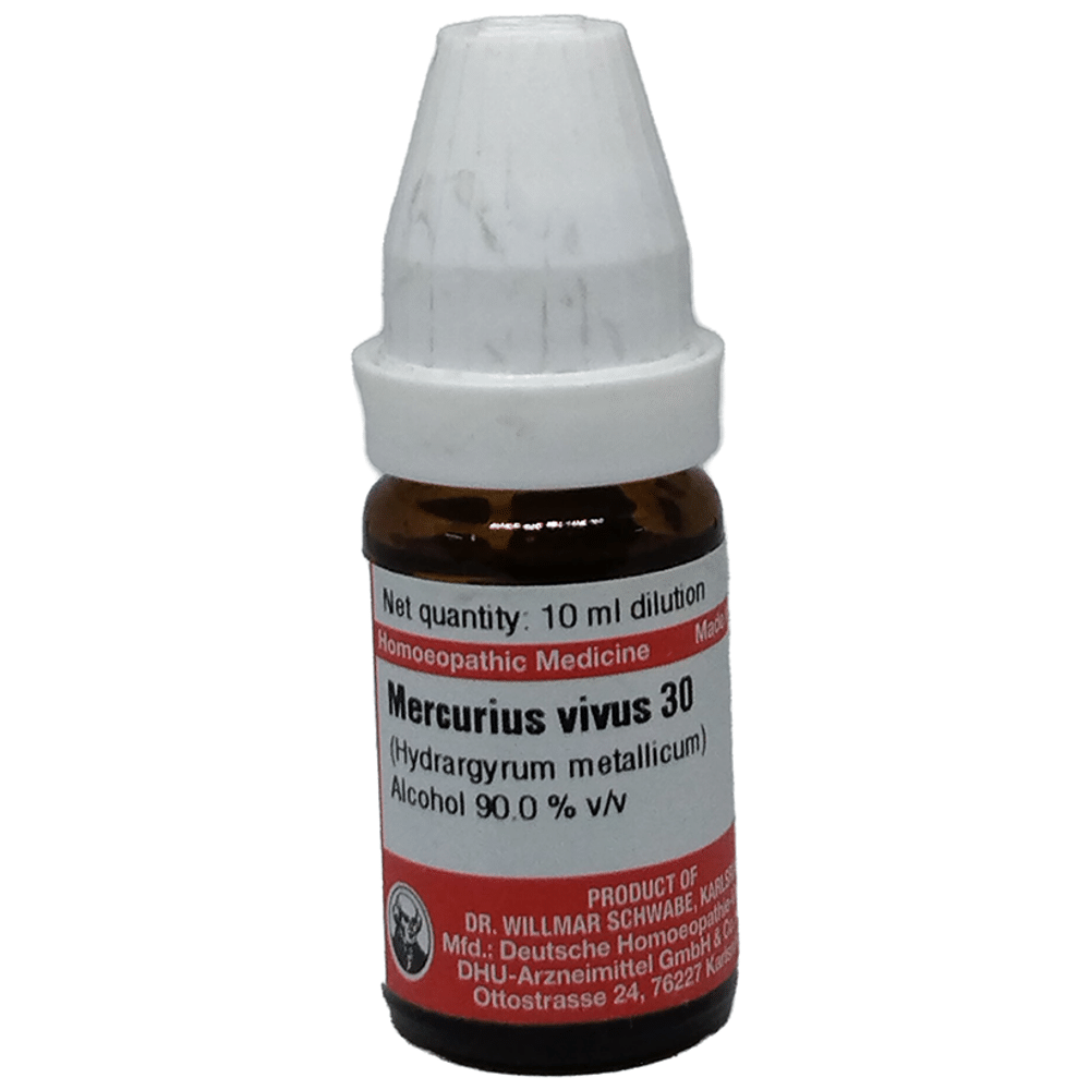 Dr Willmar Schwabe Germany Mercurius Vivus (Hydrargyrum Metallicum) Dilution 30 Dr Willmar Schwabe Germany Mercurius Vivus (Hydrargyrum Metallicum) Dilution 30