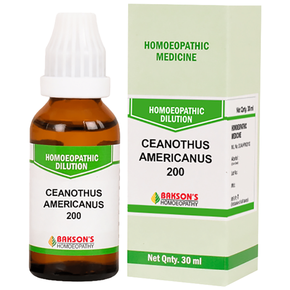 Bakson's Homeopathy Ceanothus Americanus Dilution 200 Bakson's Homeopathy Ceanothus Americanus Dilution 200