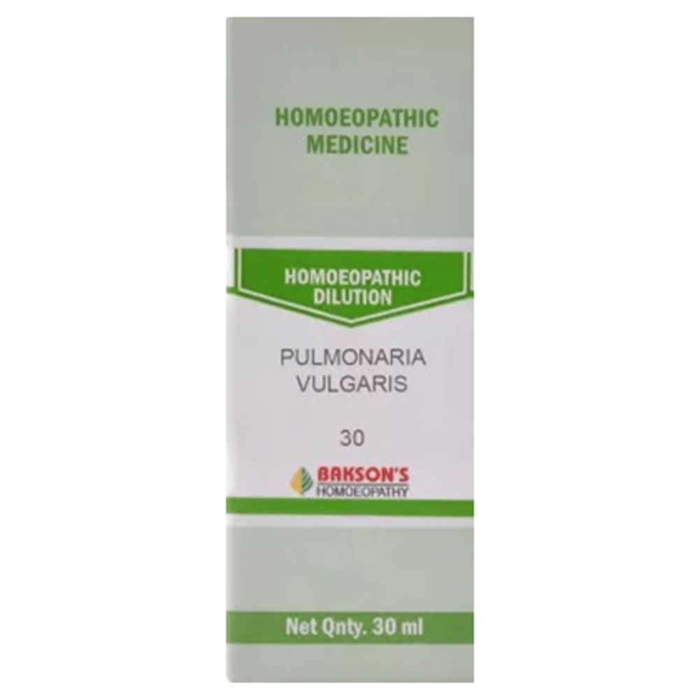 Bakson's Homeopathy Pulmonaria Vulgaris Dilution 30 Bakson's Homeopathy Pulmonaria Vulgaris Dilution 30
