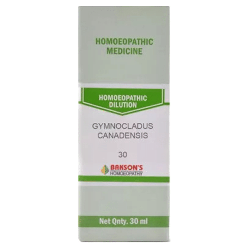 Bakson's Homeopathy Gymnocladus Canadensis Dilution 1000 CH