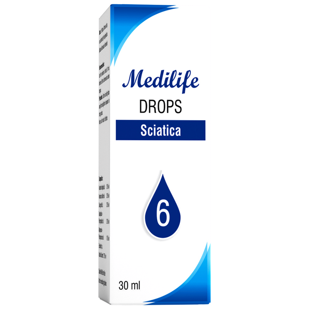 Medilife No 6 Sciatica Drop (30ml Each) Medilife No 6 Sciatica Drop (30ml Each)