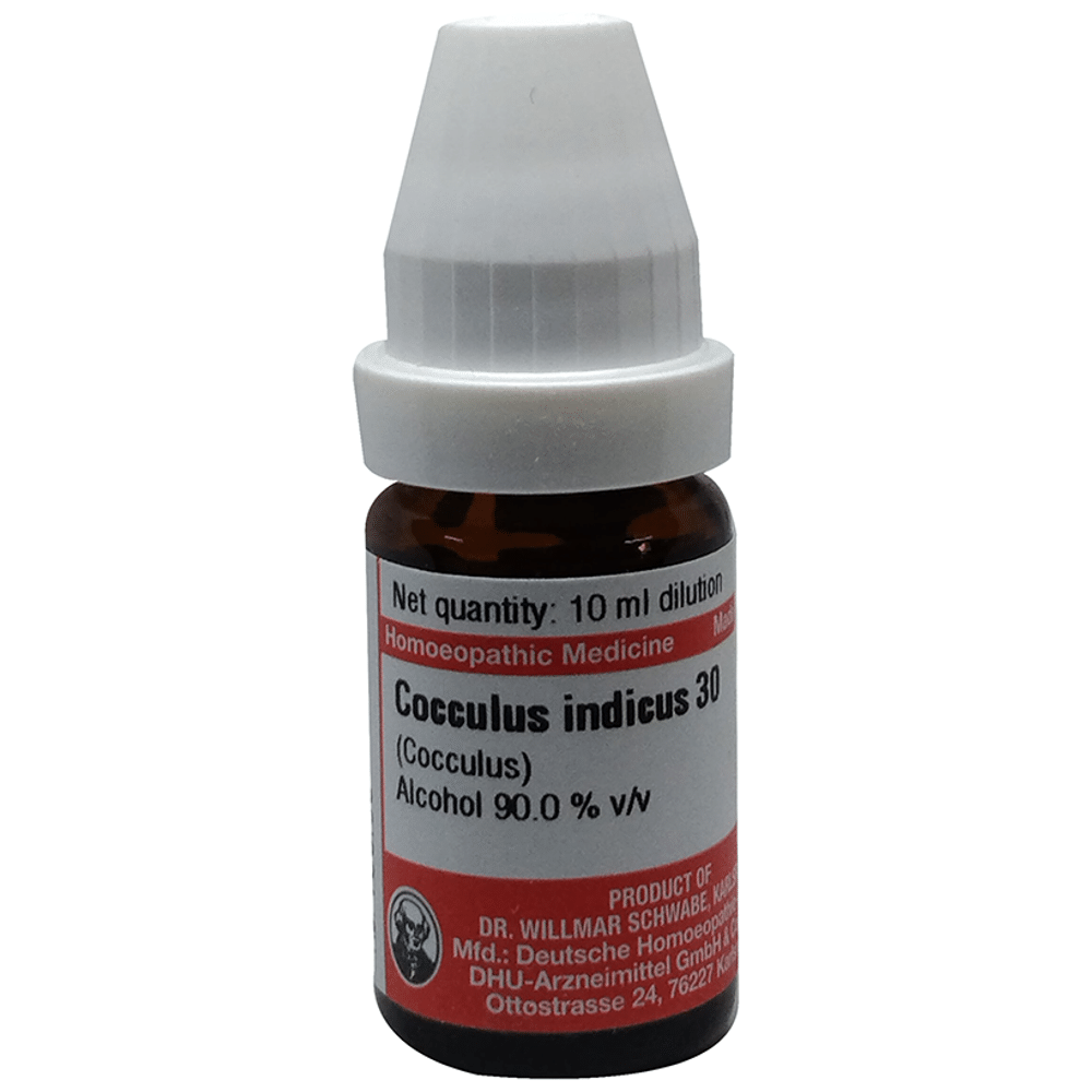 Dr Willmar Schwabe Germany Cocculus Indicus Dilution 30 Dr Willmar Schwabe Germany Cocculus Indicus Dilution 30