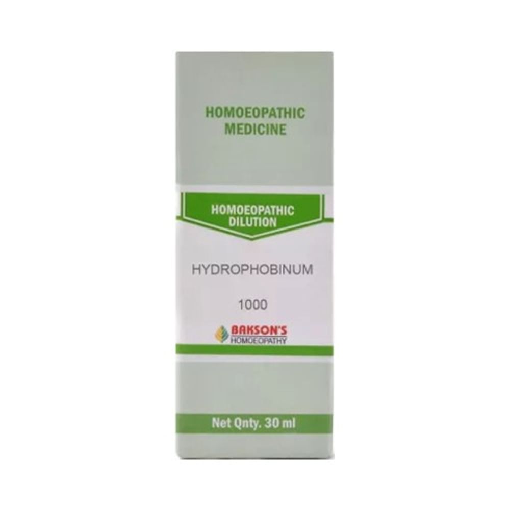 Bakson's Homeopathy Hydrophobinum Dilution 1000 CH