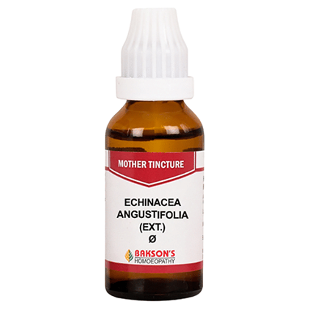 Bakson's Homeopathy Echinacea Angustifolia (Ext.) Mother Tincture Q Bakson's Homeopathy Echinacea Angustifolia (Ext.) Mother Tincture Q