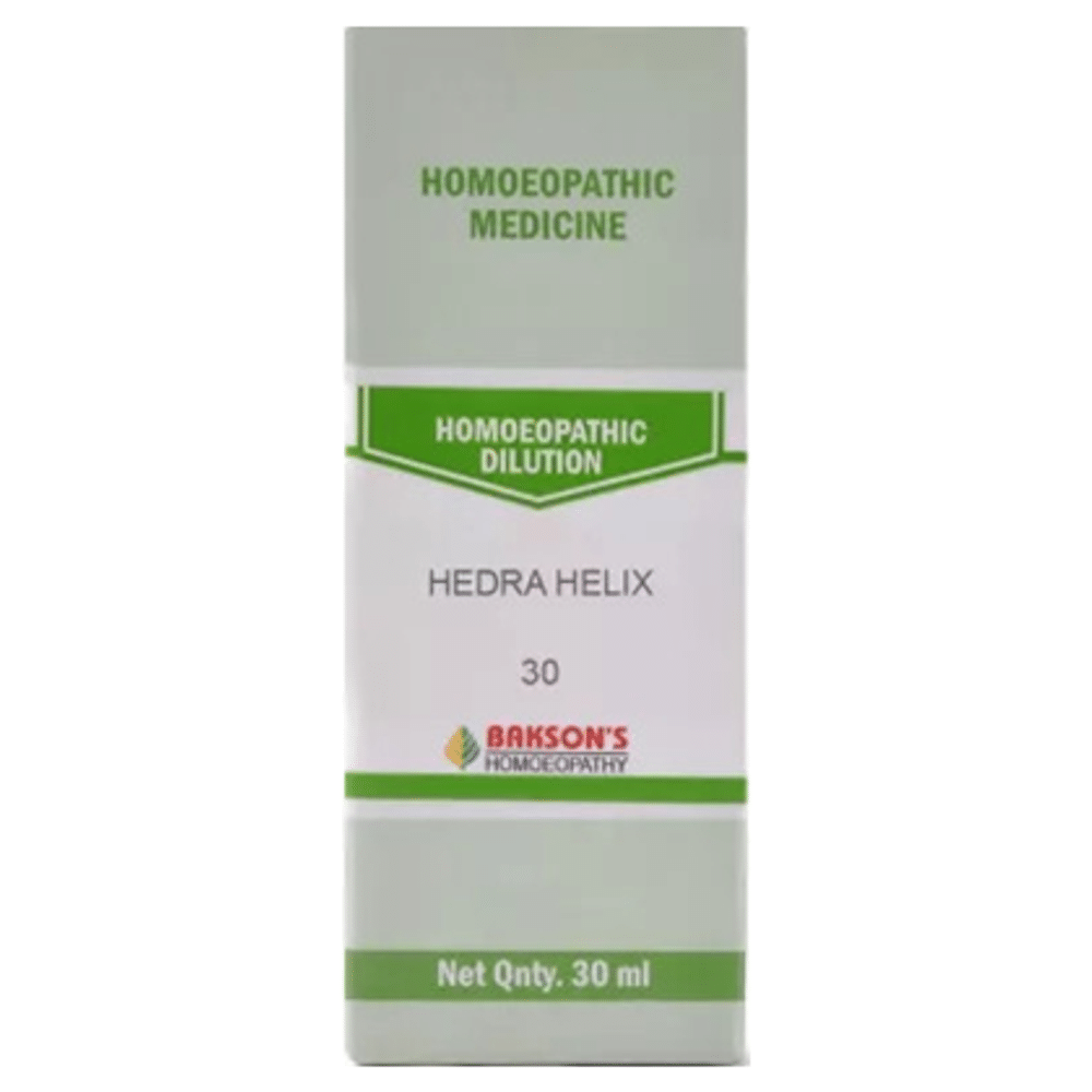 Bakson's Homeopathy Hedra Helix Dilution 30