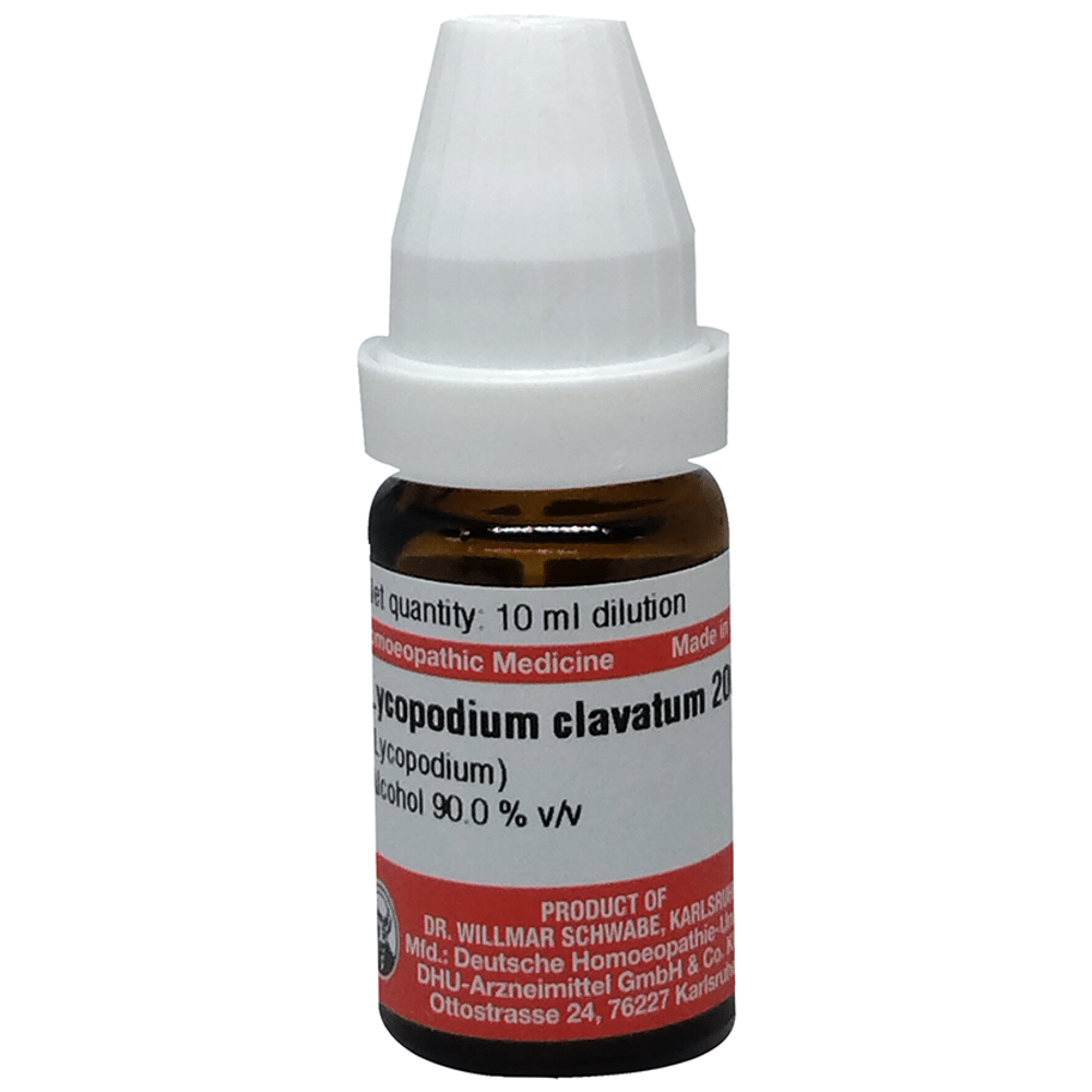 Dr Willmar Schwabe Germany Lycopodium Clavatum Dilution 200 CH