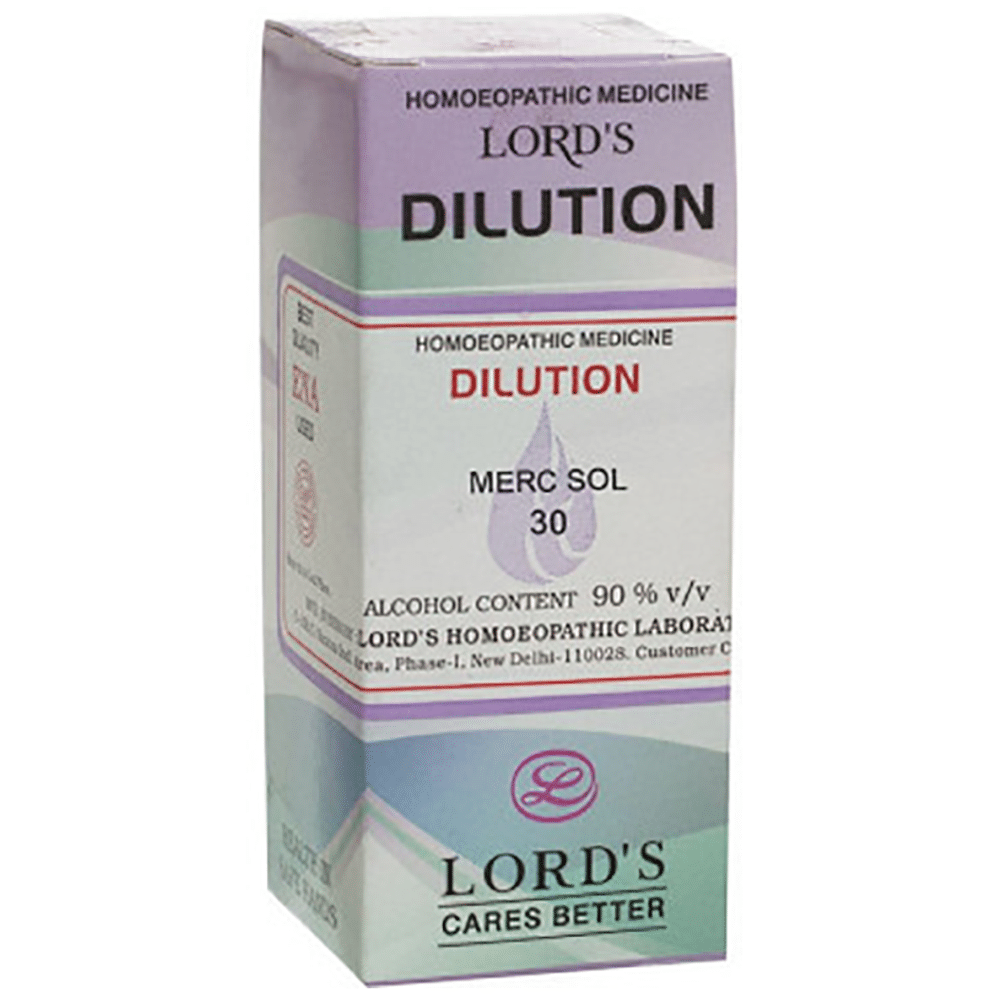 Lord's Merc Sol Dilution 30 Lord's Merc Sol Dilution 30