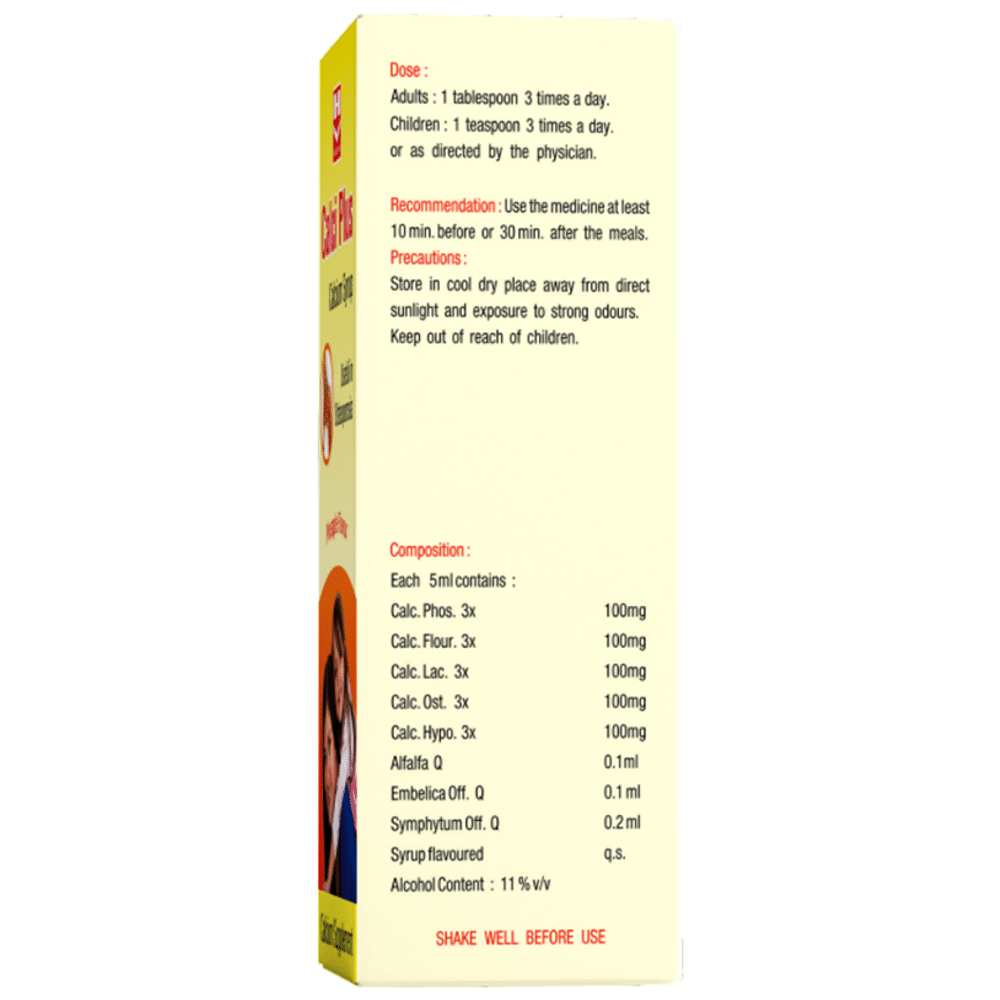 Homeopaths Calci Plus Calcium Syrup Homeopaths Calci Plus Calcium Syrup