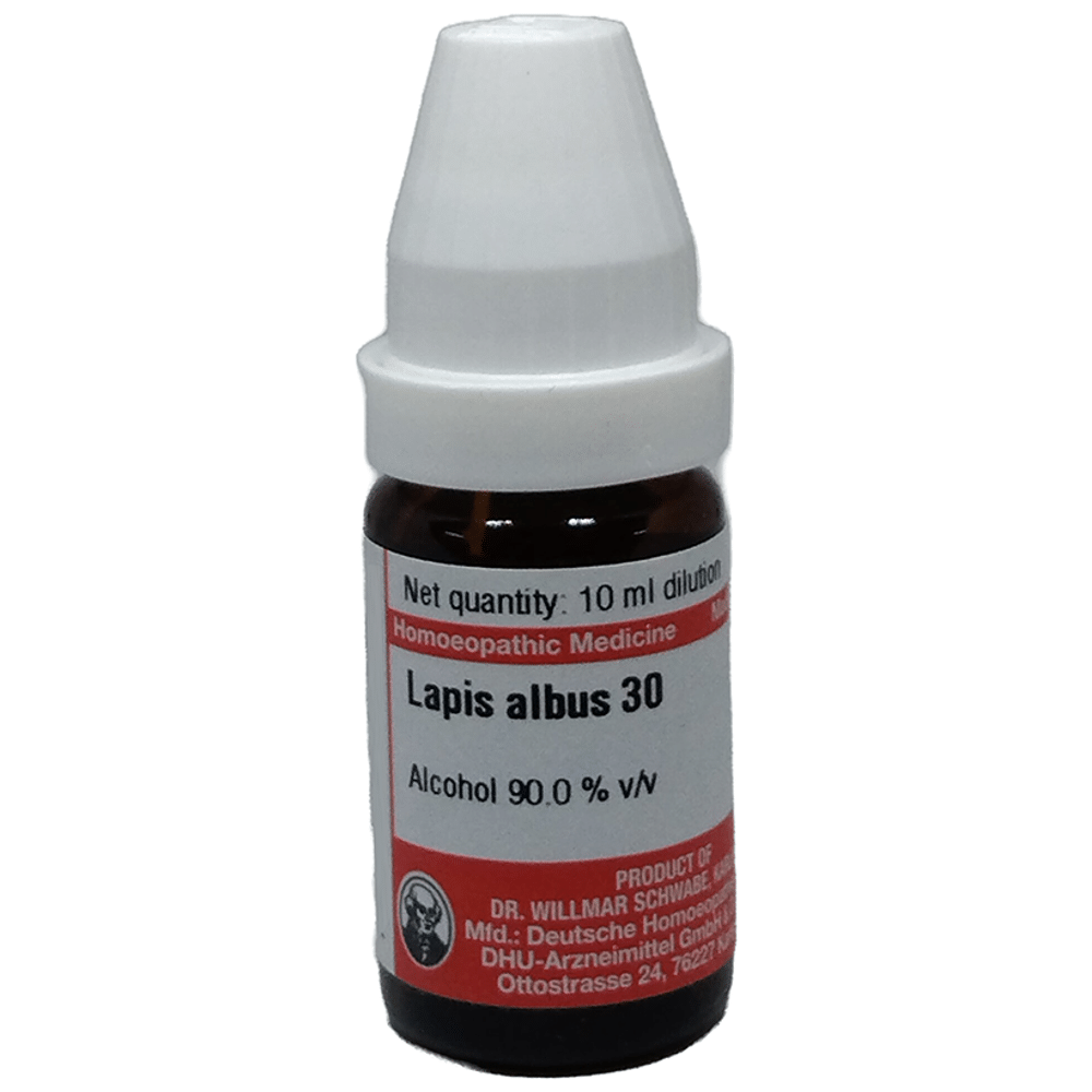 Dr Willmar Schwabe Germany Lapis Albus Dilution 30 Dr Willmar Schwabe Germany Lapis Albus Dilution 30