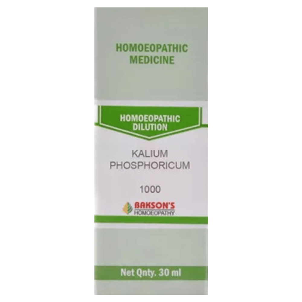 Bakson's Homeopathy Kalium Phosphoricum Dilution 1000 CH