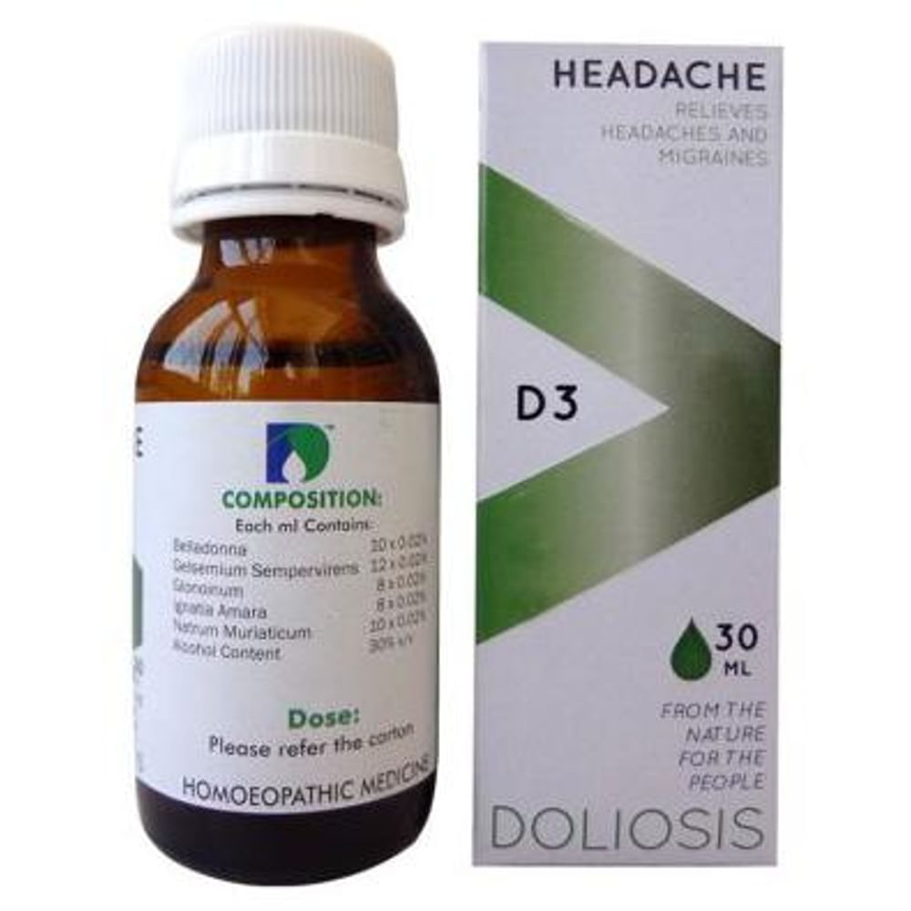 Doliosis D3 Headache Drop Doliosis D3 Headache Drop