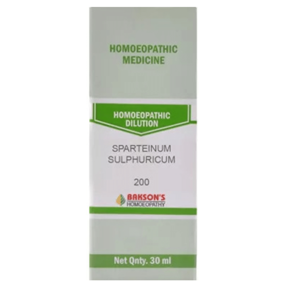 Bakson's Homeopathy Sparteinum Sulphuricum Dilution 200 Bakson's Homeopathy Sparteinum Sulphuricum Dilution 200