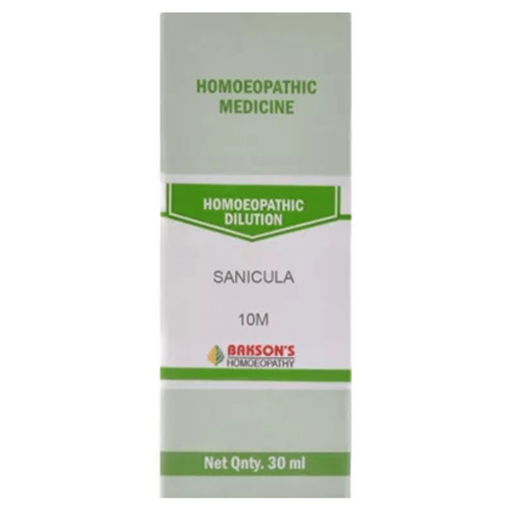 Bakson's Homeopathy Sanicula Dilution 10M Bakson's Homeopathy Sanicula Dilution 10M