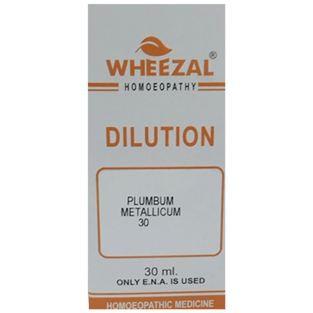 Wheezal Plumbum Metallicum Dilution 30 Wheezal Plumbum Metallicum Dilution 30