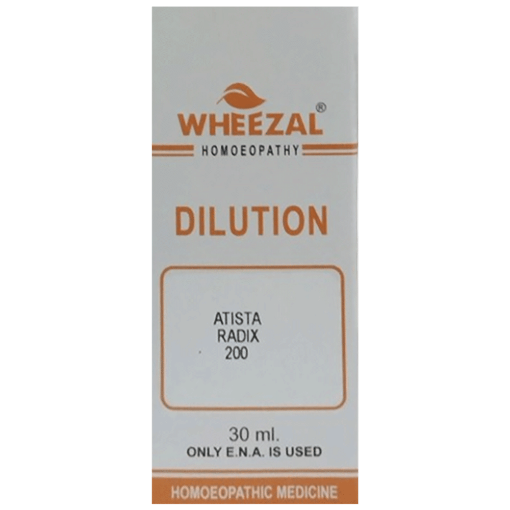 Wheezal Asita Radix Dilution 200 Wheezal Asita Radix Dilution 200