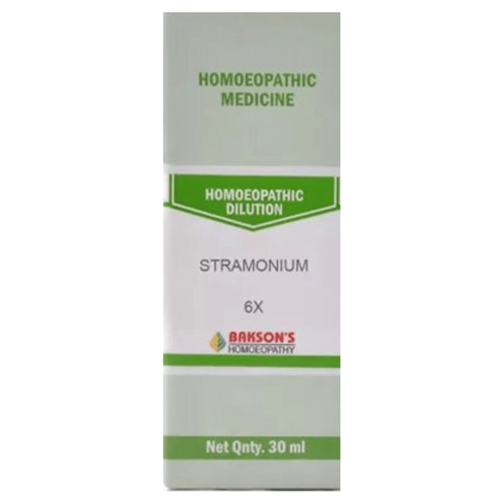 Bakson's Homeopathy Stramonium Dilution 6X Bakson's Homeopathy Stramonium Dilution 6X