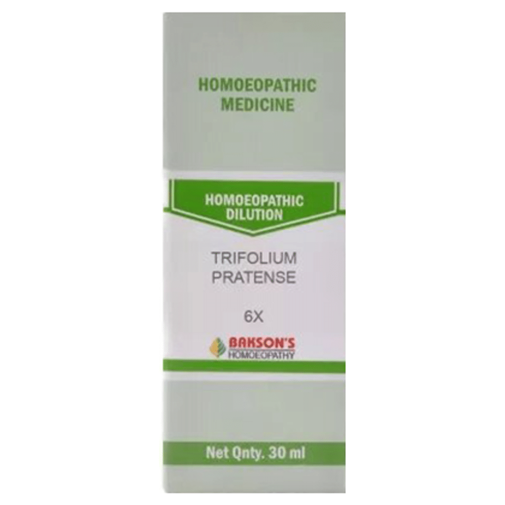 Bakson's Homeopathy Trifolium Pratense Dilution 6X Bakson's Homeopathy Trifolium Pratense Dilution 6X
