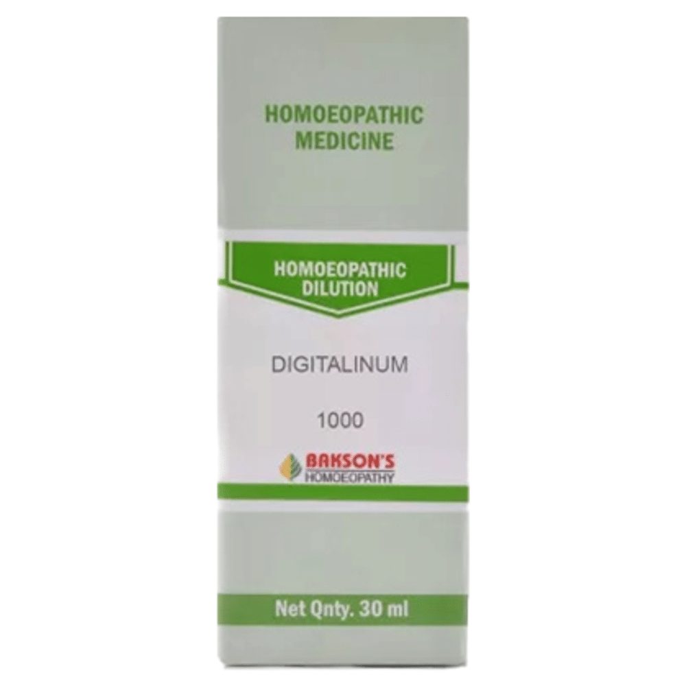 Bakson's Homeopathy Digitalinum Dilution 1000 CH Bakson's Homeopathy Digitalinum Dilution 1000 CH