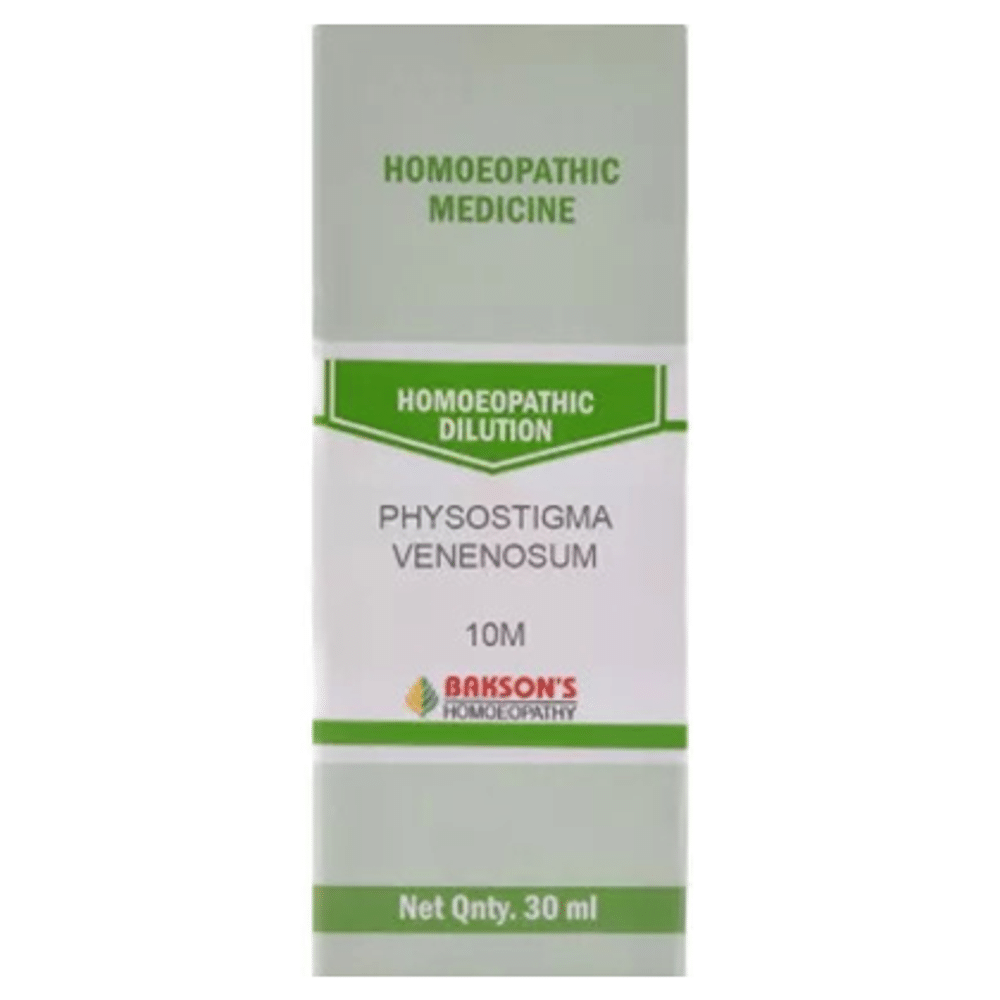Bakson's Homeopathy Physostigma Venenosum Dilution 10M Bakson's Homeopathy Physostigma Venenosum Dilution 10M