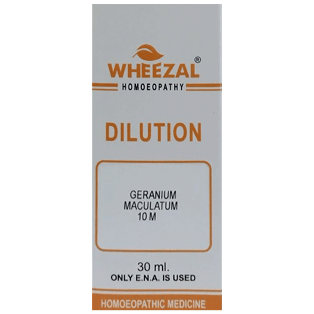 Wheezal Geranium Mac. Dilution 10M Wheezal Geranium Mac. Dilution 10M