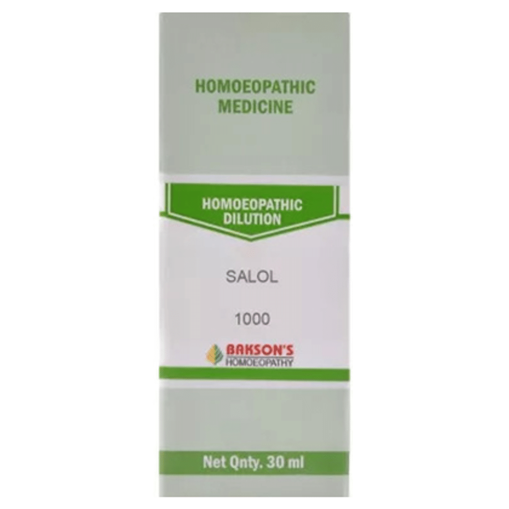 Bakson's Homeopathy Salol Dilution 1000 CH Bakson's Homeopathy Salol Dilution 1000 CH